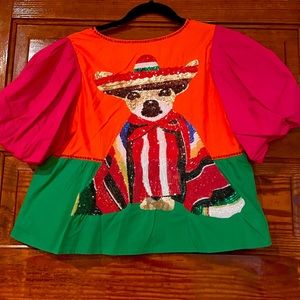 Queen of Sparkles Cinco de Mayo Top